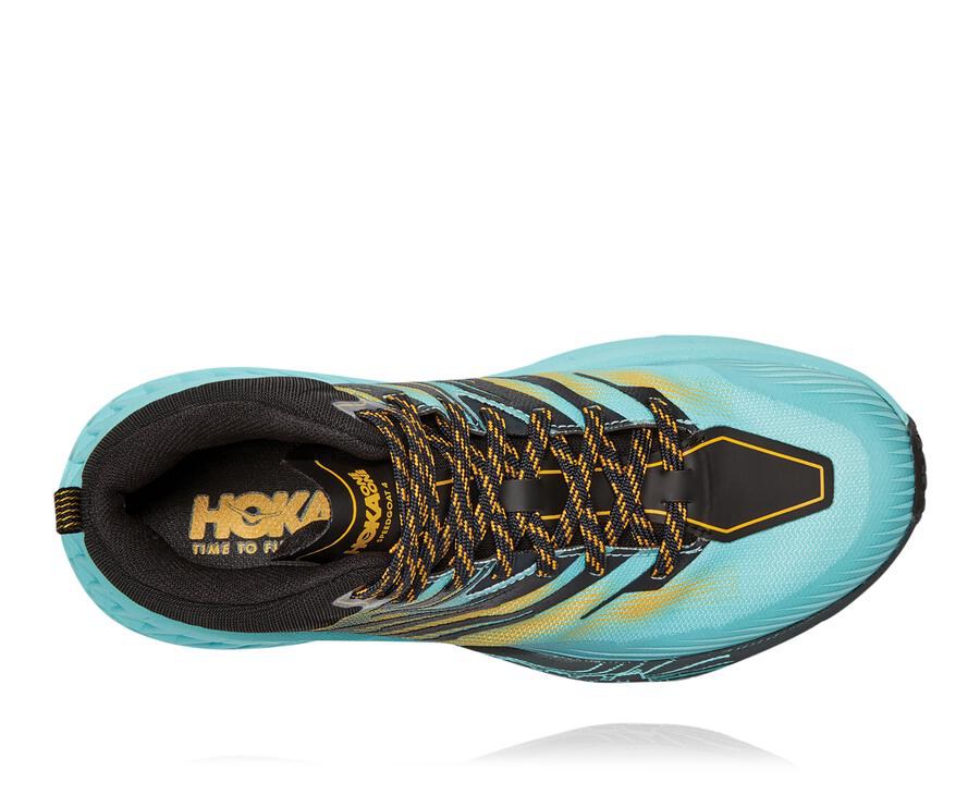 Hoka One One トレイルシューズ レディース 青 - スピードゴート ミッドゴアテックス2 - SR7462190